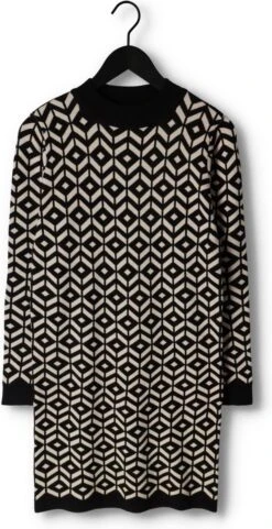 OBJECT OBJTHESS L/S JACQUARD KNIT DRESS Dames Jurk - Maat M -Trendyo Trendy Winkel 616x1200
