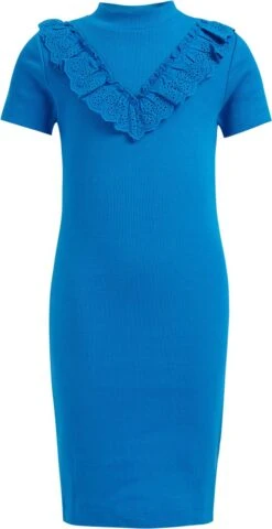 WE Fashion Meisjes Jurk Van Ribstof