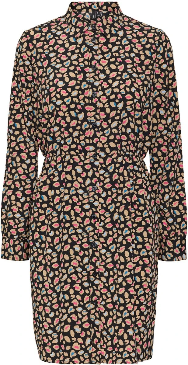Vero Moda Jurk Vmingrid Ls Shirt Abk Dress Exp 10289936 Black Dames Maat - XL 3 Vero Moda Jurk Vmingrid Ls Shirt Abk Dress Exp 10289936 Black Dames Maat - XL