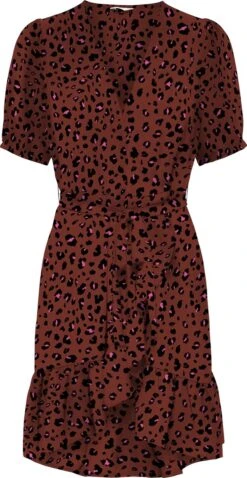 ONLY ONLZOEY S/S WRAP DRESS CS PTM Dames Jurk - Maat M