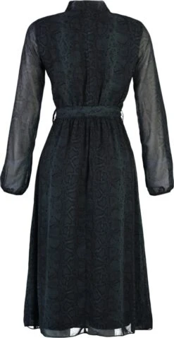 Trendyol Vrouwen Ballon Mouw Sjaalkraag Verschuiving Jurk -Trendyo Trendy Winkel 620x1200 13