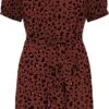 ONLY ONLZOEY S/S WRAP DRESS CS PTM Dames Jurk - Maat XS