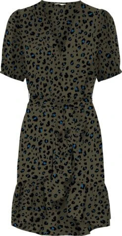 ONLY ONLZOEY S/S WRAP DRESS CS PTM Dames Jurk - Maat M