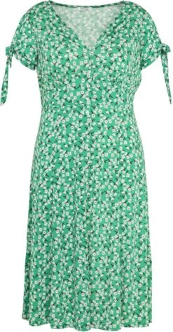 Paprika Koud Gebreide Lange Jurk Met Bloemenprint -Trendyo Trendy Winkel 624x1200 9