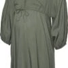 Mamalicious MAMA.LICIOUS VMMHENNA 3/4 SHORT DRESS WVN GA NEW Dames Jurk - Maat L -Trendyo Trendy Winkel 625x1200 7