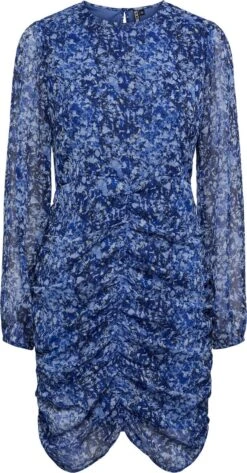 PIECES PCNAVI LS DRESS BC Dames Jurk - Maat S