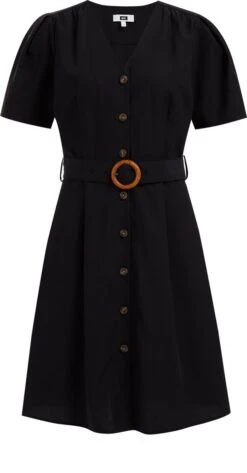 WE Fashion Dames Jurk Met Ceintuur