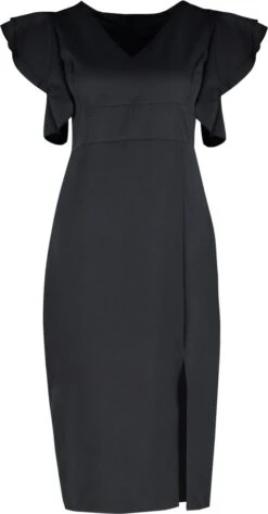 Trendyol Vrouwen Gepofte/ruche Mouw V-hals Bodycon Plus Size Jurk 20 Trendyol Vrouwen Gepofte/ruche Mouw V-hals Bodycon Plus Size Jurk -Trendyo Trendy Winkel 627x1200 3