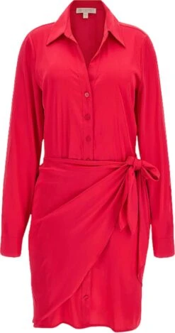 Guess ES LS Alya Dames Jurk - Karma Pink - Maat S 9 Guess ES LS Alya Dames Jurk - Karma Pink - Maat S -Trendyo Trendy Winkel 632x1200