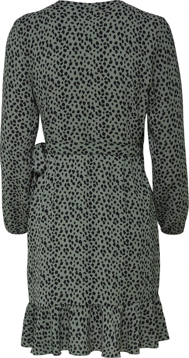 ONLY ONLCARLY L/S WRAP SHORT DRESS NOOS WVN Dames Jurk - Maat 40 4 ONLY ONLCARLY L/S WRAP SHORT DRESS NOOS WVN Dames Jurk - Maat 40 - Afbeelding 2