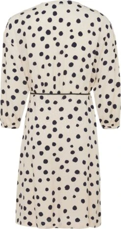 Mexx Fake Wrap Jurk All Over Print Dames - Zand - Maat 42 -Trendyo Trendy Winkel 637x1200