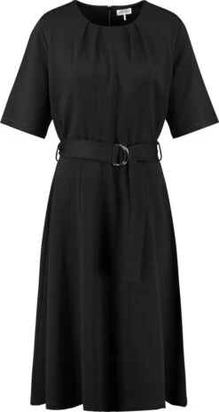 GERRY WEBER Dames Jurk Met A-lijn Schwarz-44 -Trendyo Trendy Winkel 638x1200 5