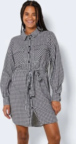 NOISY MAY NMERIK L/S SHIRT DRESS WVN Dames Jurk - Maat M -Trendyo Trendy Winkel 639x1200 13