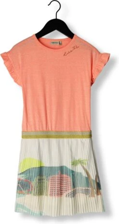 Like Flo Fancy Plisse Dress Jurken Meisjes - Rok - Jurk - Multi - Maat 128 -Trendyo Trendy Winkel 642x1200