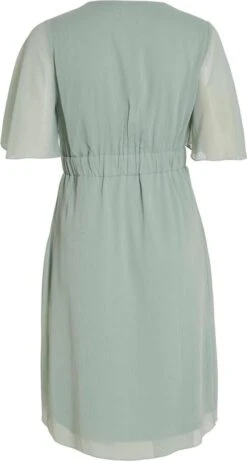 Vila Jurk Virilla V-neck 2/4 Short Dress/bm/d 14083771 Green Milieu Dames Maat - 40 10 Vila Jurk Virilla V-neck 2/4 Short Dress/bm/d 14083771 Green Milieu Dames Maat - 40 -Trendyo Trendy Winkel 643x1200 4