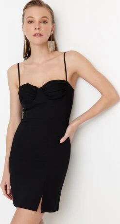 Trendyol Vrouwen Standaard Mouw Lieve Schat Bodycon Jurk -Trendyo Trendy Winkel 645x1200 5