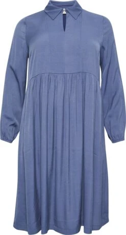 Kaffe Curve KCSimma Midi Dress Dames Jurk - Maat 50