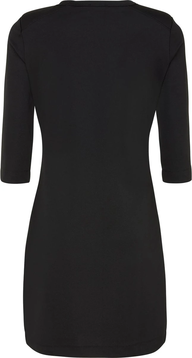 Mexx Jersey Jurk Shoulderpads Dames - Zwart - Maat XL 4 Mexx Jersey Jurk Shoulderpads Dames - Zwart - Maat XL - Afbeelding 2