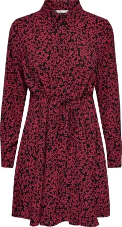 ONLY ONLCECILIA L/S SHIRT DRESS PTM Dames Jurk - Maat S