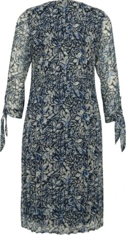 Cassis Lange Jurk Met Abstract Bloemenmotief En Plissé-effect 21 Cassis Lange Jurk Met Abstract Bloemenmotief En Plissé-effect -Trendyo Trendy Winkel 647x1200 9