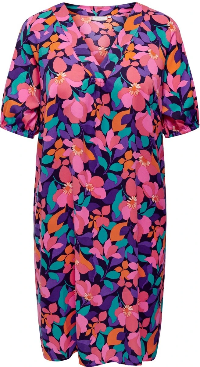 Only Carmakoma Carfinola Jurk Meerkleurig Maat 52 3 Only Carmakoma Carfinola Jurk Meerkleurig Maat 52