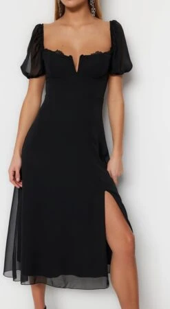 Trendyol Vrouwen Standaard Mouw Lieve Schat Verschuiving Jurk -Trendyo Trendy Winkel 659x1200 3