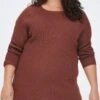 ONLY CARMAKOMA CARFIA KATIA L/S DRESS KNT Dames Jurk - Maat L-50/52 -Trendyo Trendy Winkel 663x1200 2