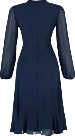 Trendyol Vrouwen Ballon Mouw Staande Kraag A-lijn Jurk -Trendyo Trendy Winkel 665x1200 6