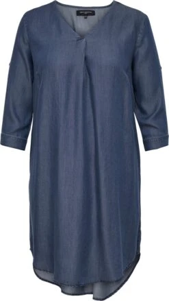 Only Carmakoma Carsema Jurk Blauw/ Jeans Maat 44 -Trendyo Trendy Winkel 675x1200 6