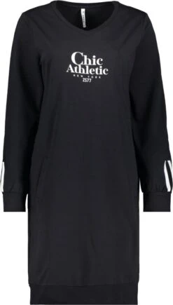 Zoso Jurk Maggy Sporty Tunic 231 0008 0005 Navy Off White Dames Maat - M