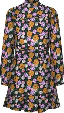 ONLY ONLSTAR L/S SMOCK DRESS PTM Dames Jurk - Maat L