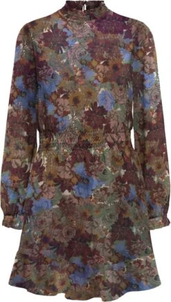 ONLY ONLSTAR L/S SMOCK DRESS PTM Dames Jurk - Maat M