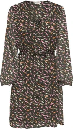 ONLY ONLSLOANE L/S SHORT DRESS CS PTM Dames Jurk - Maat M