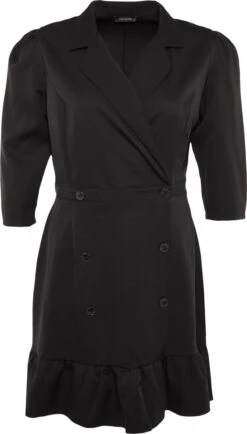 Trendyol Vrouwen Standaard Mouw Reverskraag Basis Grote Maten Jurk 21 Trendyol Vrouwen Standaard Mouw Reverskraag Basis Grote Maten Jurk -Trendyo Trendy Winkel 683x1200 3