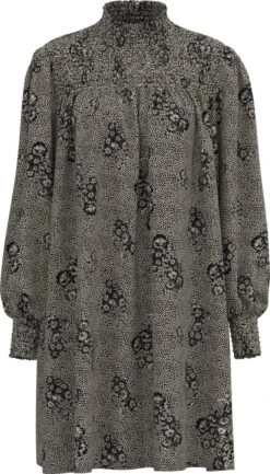 OBJECT OBJEVELYN L/S SHORT DRESS REP Dames Jurk - Maat 40