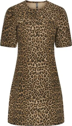 PIECES PCNURSEL SS DENIM DRESS BC Dames Jurk - Maat L