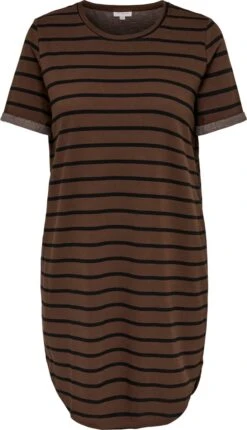 ONLY CARMAKOMA CARKAYLEE SS BLK DRESS AOP JRS Dames Jurk - Maat L-50/52