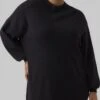 VERO MODA CURVE VMNANCY LS FUNNELNECK DRESS GA BOO CURVE Dames Jurk - Maat L/50 -Trendyo Trendy Winkel 691x1200 3