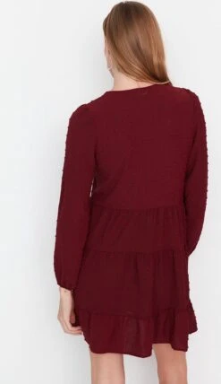 Trendyol Vrouwen Ballon Mouw V-hals Verschuiving Jurk 19 Trendyol Vrouwen Ballon Mouw V-hals Verschuiving Jurk -Trendyo Trendy Winkel 693x1200 4