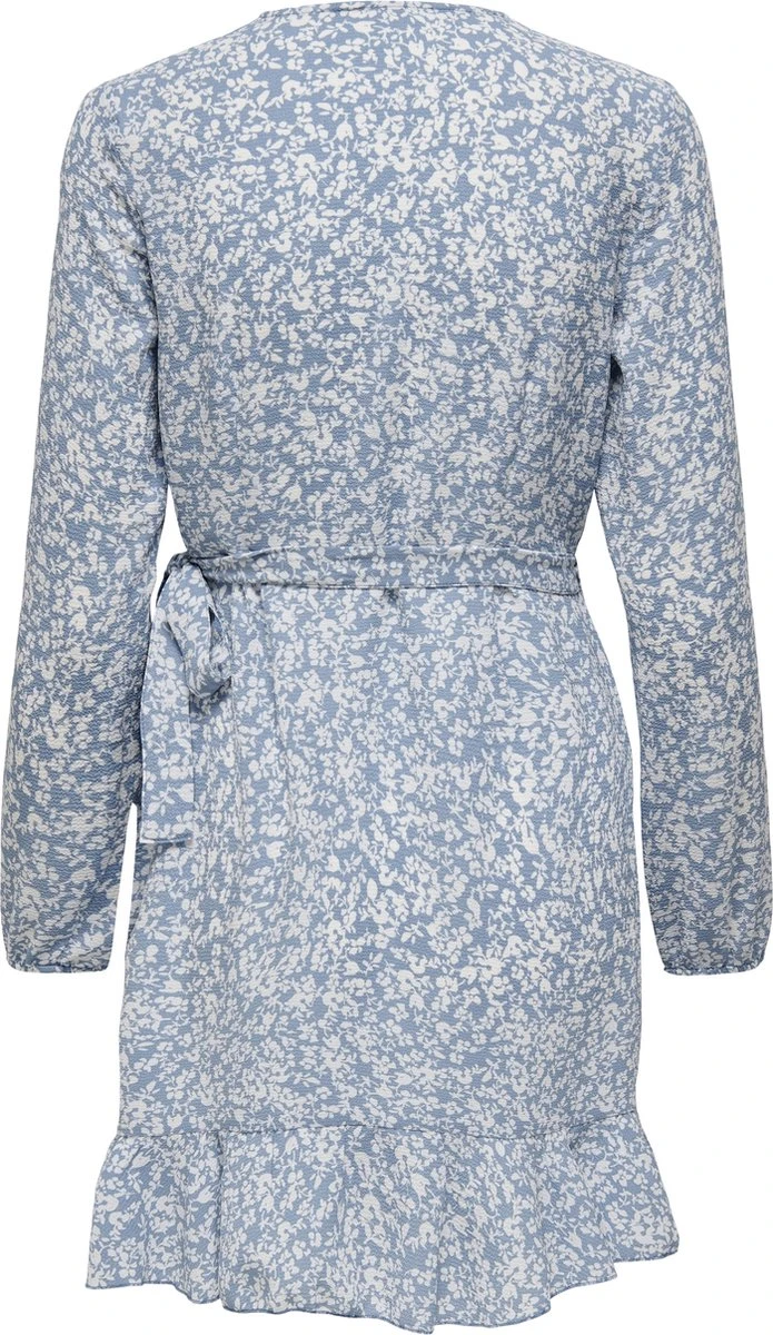 ONLY ONLCARLY L/S WRAP SHORT DRESS NOOS WVN Dames Jurk - Maat 36 4 ONLY ONLCARLY L/S WRAP SHORT DRESS NOOS WVN Dames Jurk - Maat 36 - Afbeelding 2