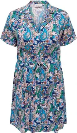 Only Carmakoma Caranjali Jurk Meerkleurig Maat 52