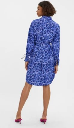 VERO MODA VMFREJA LS BLK SHIRT DRESS WVN Dames Jurk - Maat M -Trendyo Trendy Winkel 699x1200 4