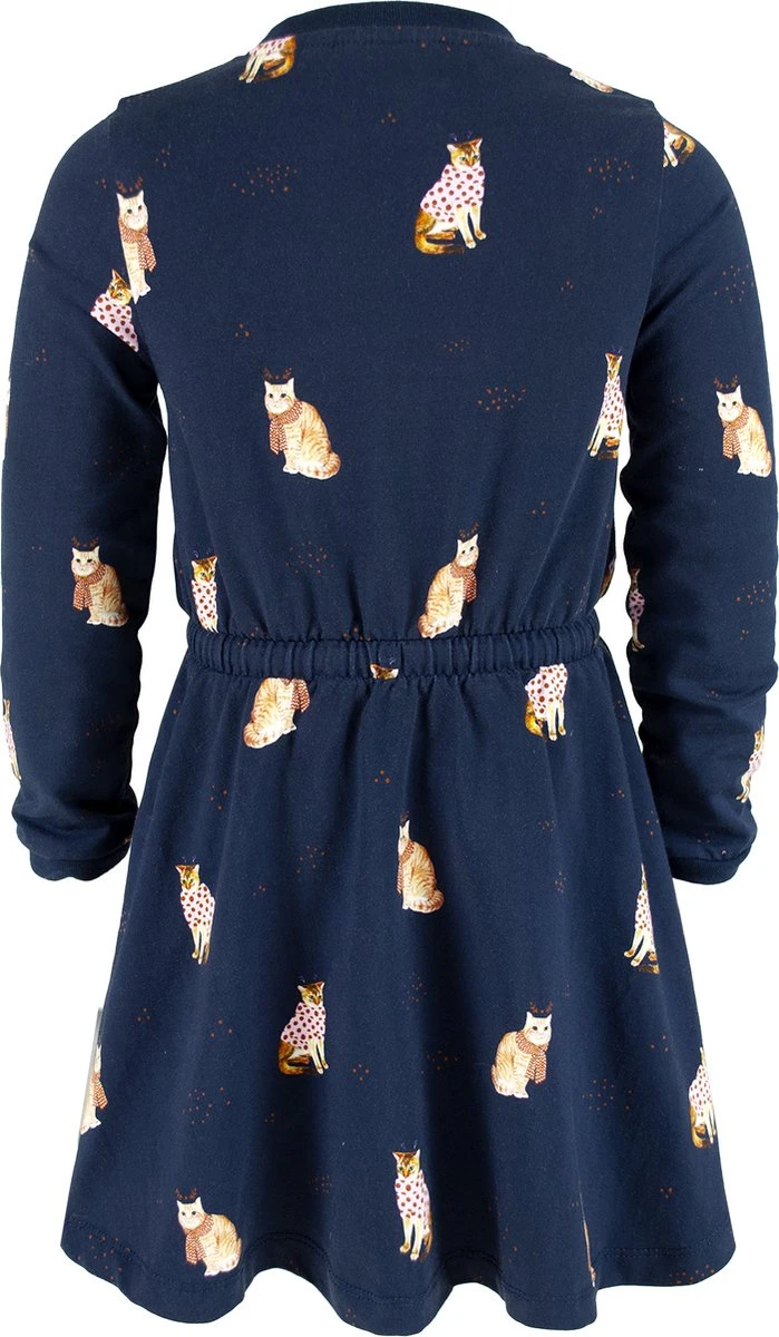 Someone Jurk Meisje Navy Maat 110 4 Someone Jurk Meisje Navy Maat 110 - Afbeelding 2