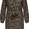 ONLY CARMAKOMA CARLOLLILISE LS SHIRT DRESS AOP BF Dames Jurk - Maat 46