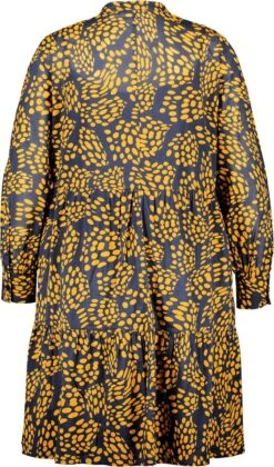 SAMOON Dames Jurk Met A-lijn Mood Blue Gemustert-48 -Trendyo Trendy Winkel 706x1200 8