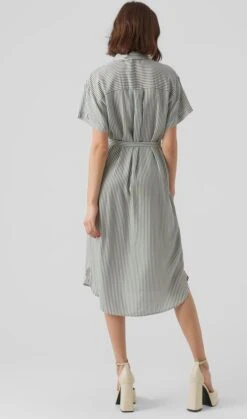 VERO MODA VMBUMPY SS CALF SHIRT DRESS NOOS Dames Jurk - Maat XS -Trendyo Trendy Winkel 707x1200 7