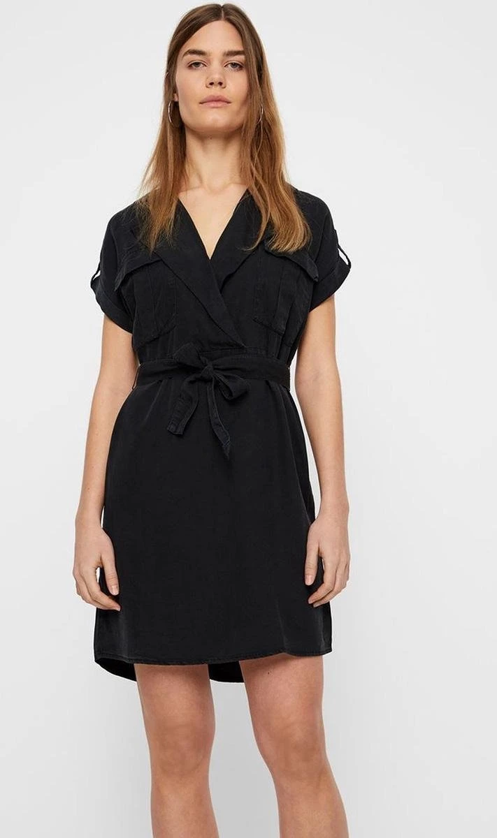 Noisy May NMVERA S/S ENDI TENCEL DRESS BG NOOS Dames Jurk - Maat S 6 Noisy May NMVERA S/S ENDI TENCEL DRESS BG NOOS Dames Jurk - Maat S - Afbeelding 4