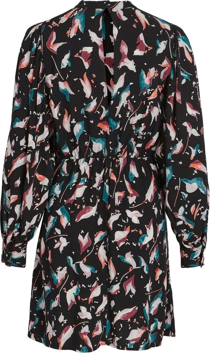 Vila Jurk Vidalina L/s Short Dress/su 14083339 Black Dames Maat - 38 4 Vila Jurk Vidalina L/s Short Dress/su 14083339 Black Dames Maat - 38 - Afbeelding 2