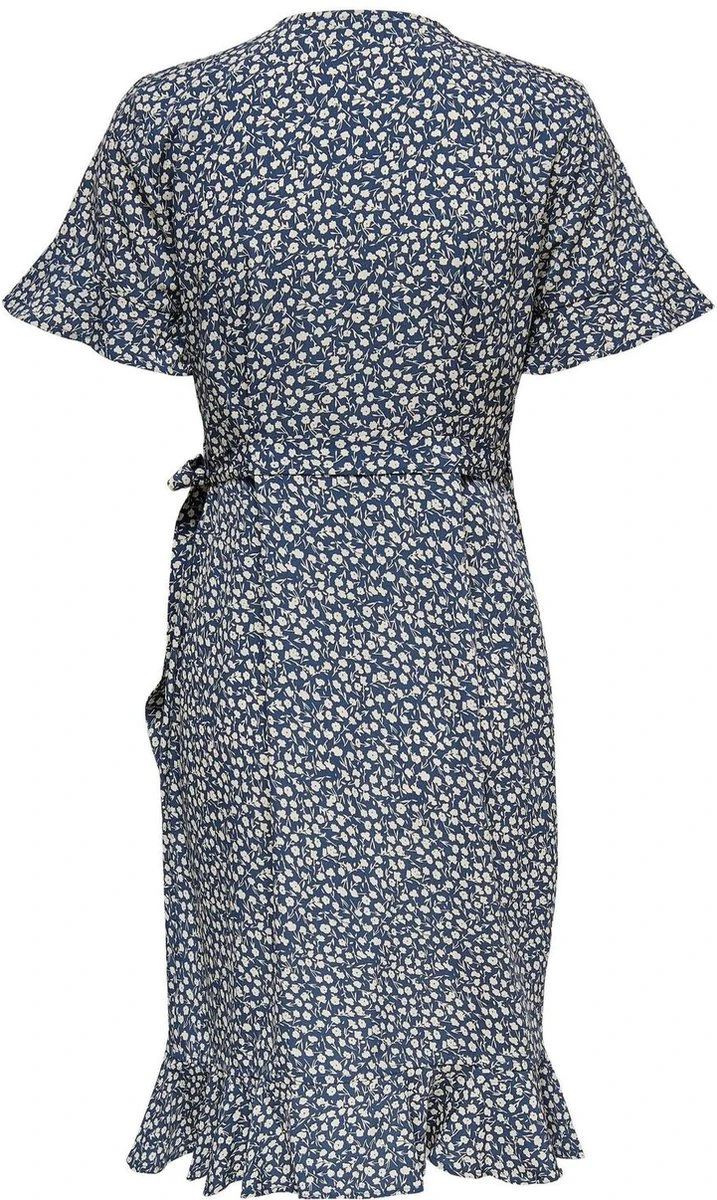ONLY ONLOLIVIA S/S WRAP DRESS WVN NOOS Dames Jurk - Maat 34 4 ONLY ONLOLIVIA S/S WRAP DRESS WVN NOOS Dames Jurk - Maat 34 - Afbeelding 2