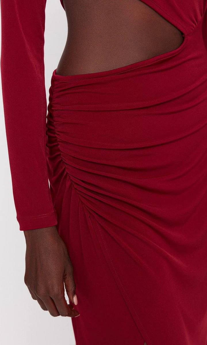 Trendyol Vrouwen Standaard Mouw Ronde Hals Omslag Jurk 9 Trendyol Vrouwen Standaard Mouw Ronde Hals Omslag Jurk - Afbeelding 7